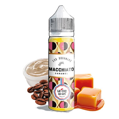 E liquide Macchiato Caramel 50ml Le Coq Qui Vape