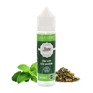 E-liquide 50ml Thé Vert Menthe - Tasty Collection - Liquid'Arom