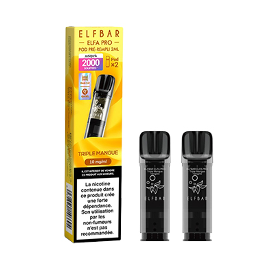 Capsules Elfa Pro Triple Mangue - Elfbar