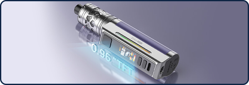L'écran TFT de la box Zelos M80 d'Aspire