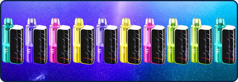 Saveurs vari&eacute;es de la puff rechargeable Stellarc JNR