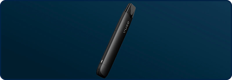 La batterie Vuse Pro One vue de cté avec son bouton de verrouillage