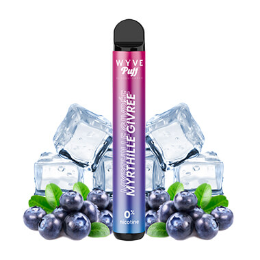 Puff Wyve Myrtille Givrée - Liquidarom