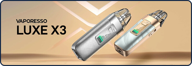 E-Cig Luxe X3 de Vaporesso - Pr&eacute;sentation