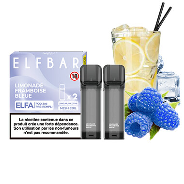 Capsules Elfa Limonade Framboise Bleue - Elf Bar