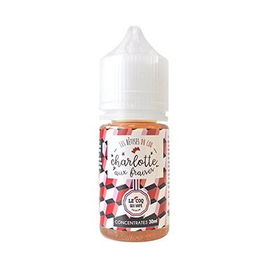 Arôme Charlotte aux Fraises 30ml - Le Coq Qui Vape