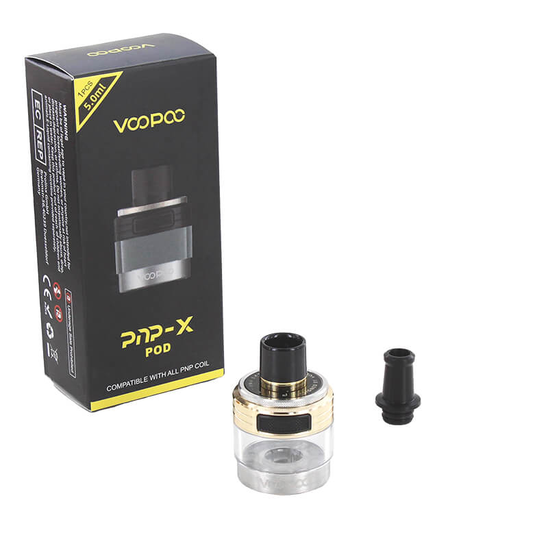 Cartouche pod PNP X Voopoo Cartouche pod vide et driptip pour kits