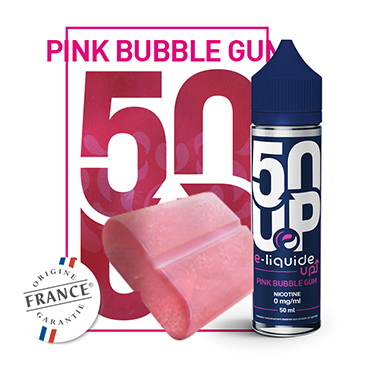 Pink Bubble Gum 50ml - E-Liquide UP