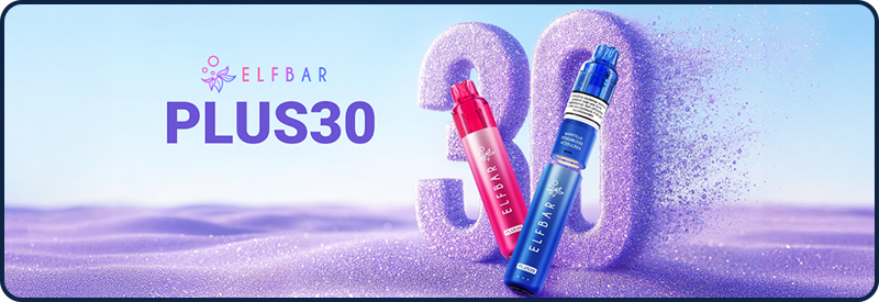Image de présentation du kit Plus30 d'ELFBAR