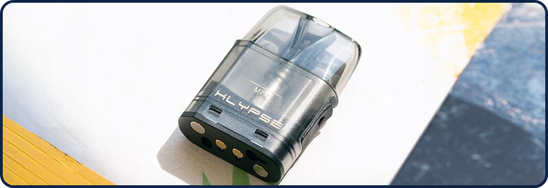 La cartouche pod Klypse simplifie la vape.