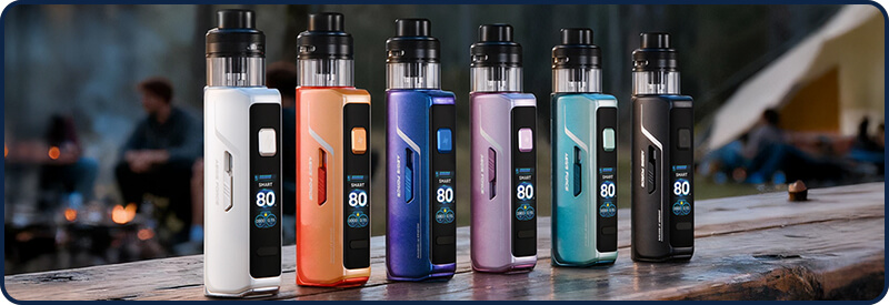 Les 6 couleurs du Kit Geekvape Force