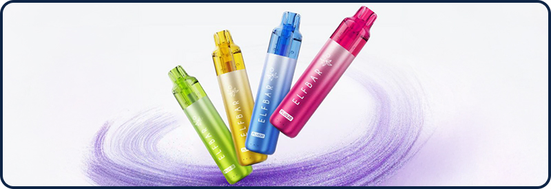 La puff rechargeable Plus30 d'Elfbar en 4 couleurs