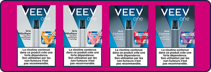 Saveurs Veev One Extra Mangue, Past�que, Fraise ou Myrtille