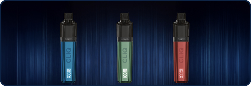Kit Cliq AVM disponible sur E-LIQUIDE-FR en différents coloris et différentes saveurs ! 