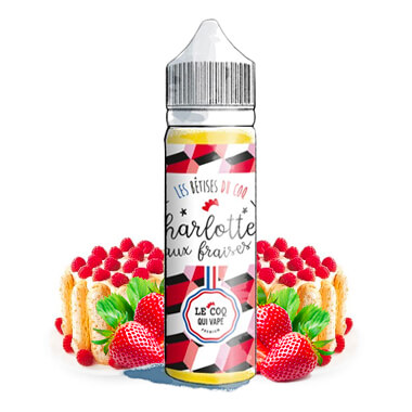 Charlotte aux Fraises 50ml - Le Coq Qui Vape