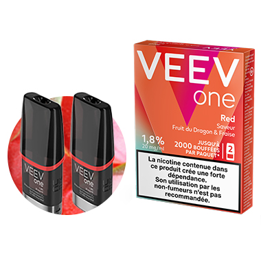Capsules VEEV One Fruit du Dragon Fraise - VEEV