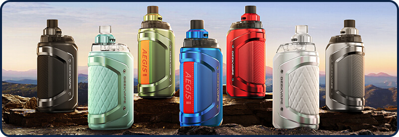 Toutes les couleurs du kit Aegis Hero 5 Geekvape