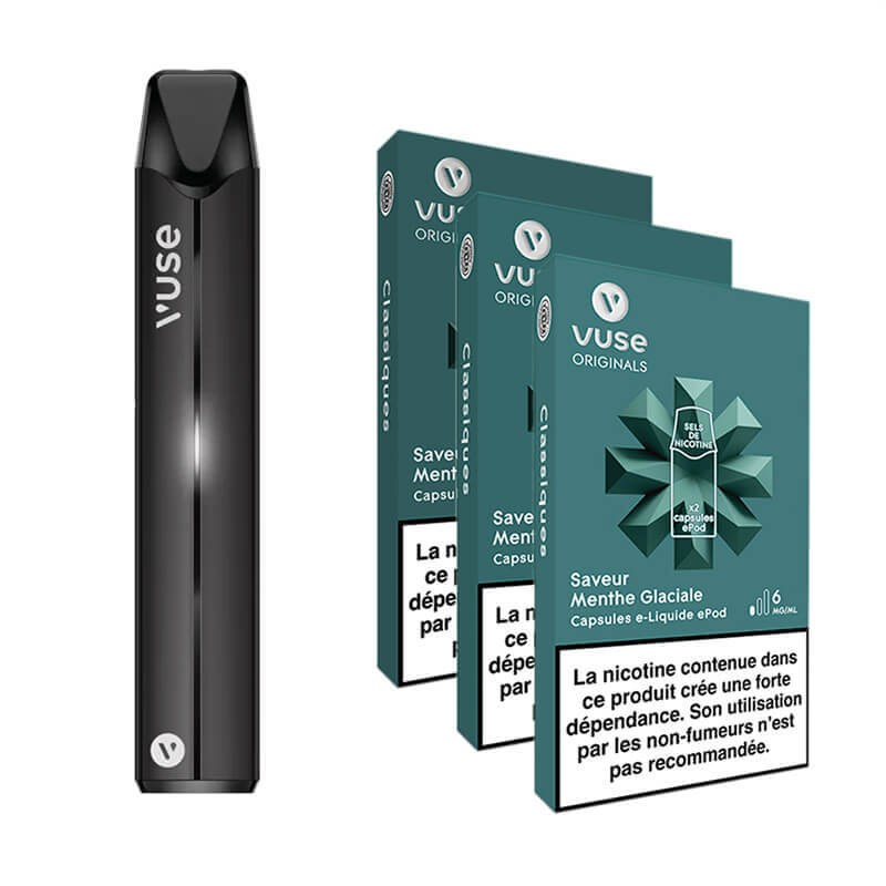 E-Cigarette Réutilisable 15 000 Puffs, Menthe Fraiche