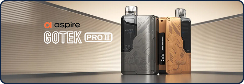 La cigarette &eacute;lectronique Gotek Pro 2 d'Aspire