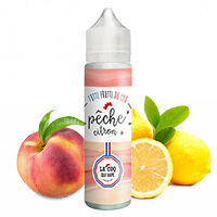 Pêche Citron 50ml - Le Coq Qui Vape