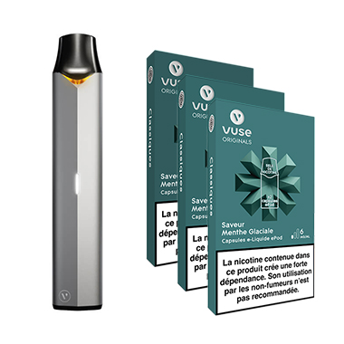 Pack découverte ePod 2 Menthe Glaciale - Vuse