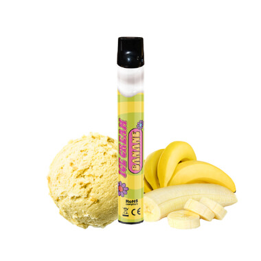 Wpuff Ice Cream Banane - Liquideo