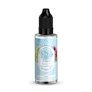Arôme Raisin Cranberry Frais 30ml - Le Petit Verger