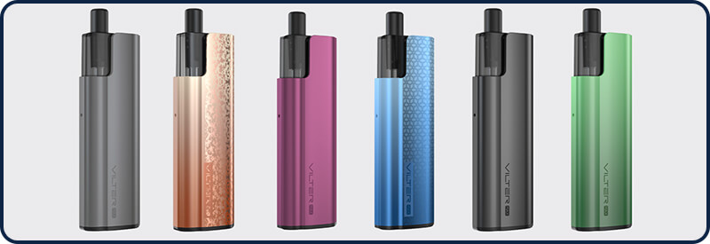 Vilter Max Aspire - les 6 coloris disponibles