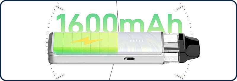 L'indicateur LED de batterie du XROS 6 Mini