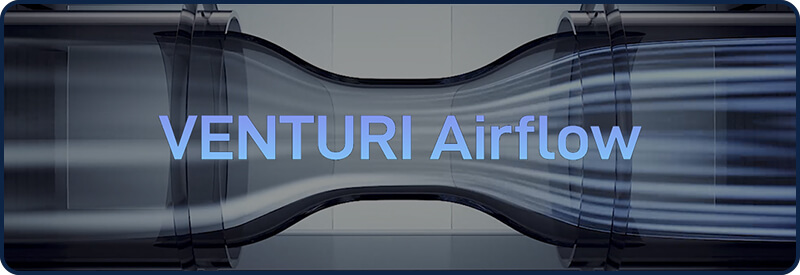 Le r&eacute;glage de l'airflow sur le c�t&eacute; du XROS 6