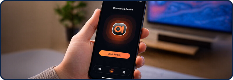 Le Pixo Ultra se connecte au smartphone
