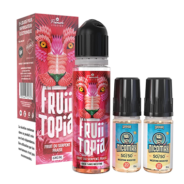 Fruit du serpent Fraise 60ml - Fruiitopia