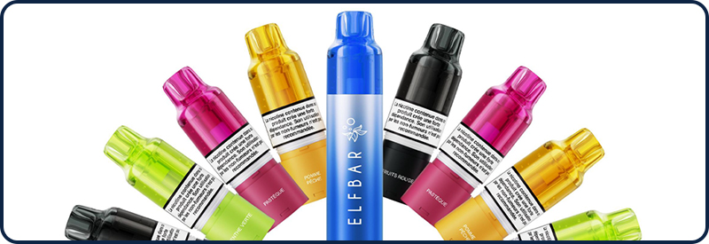 Les capsules de 8ml de la Plus30 en 6 saveurs