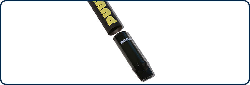 La cartouche PUUD se clipse dans la batterie