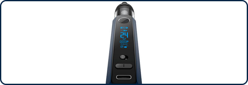 L'écran du GTX One Pro Vaporesso