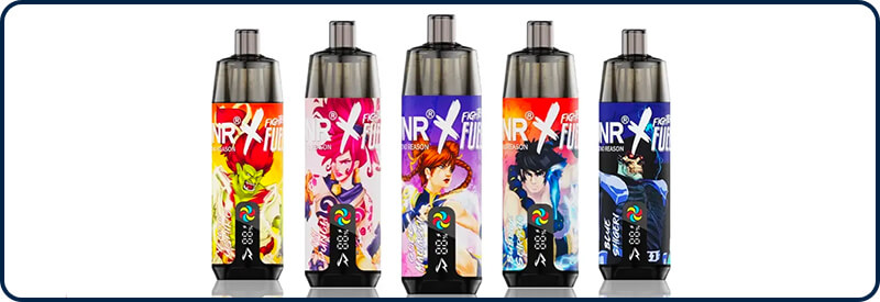 Le design Fighter Fuel des Puffs JNR Shisha Plus