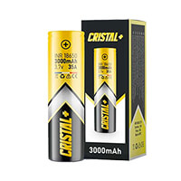 Accu INR 18650 / 3000mAh 35A - Cristal+