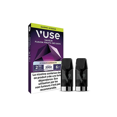 Capsules ePod Fusion Fruits des Bois - Vuse