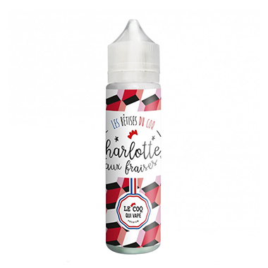 Charlotte aux Fraises 50ml - Le Coq Qui Vape