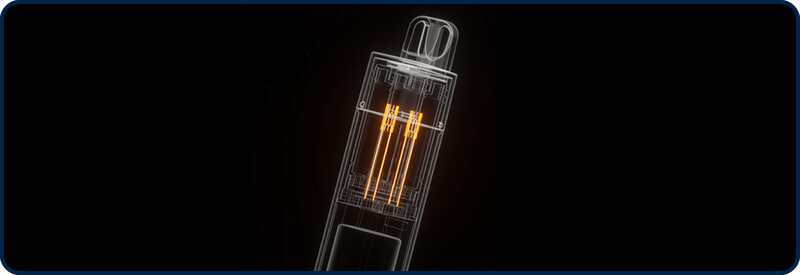 Zoom sur la technologie de résistance QUAQ MESH du Elfbar 2in1