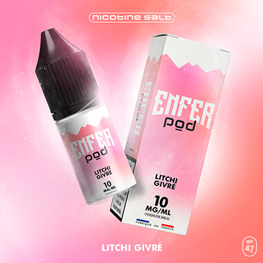 Litchi Givré Salt - Enfer Pod