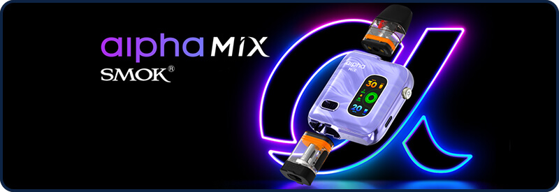 La premiere ecigarette Alpha Mix Smoktech � double cartouche