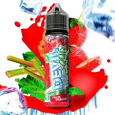 Fraise Rhubarbe 50ml - DEVIL Ice Squiz