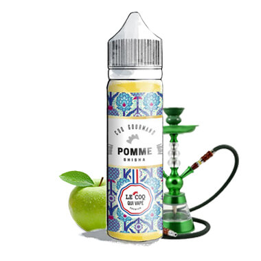 Pomme Shisha 50ml - Le Coq Qui Vape