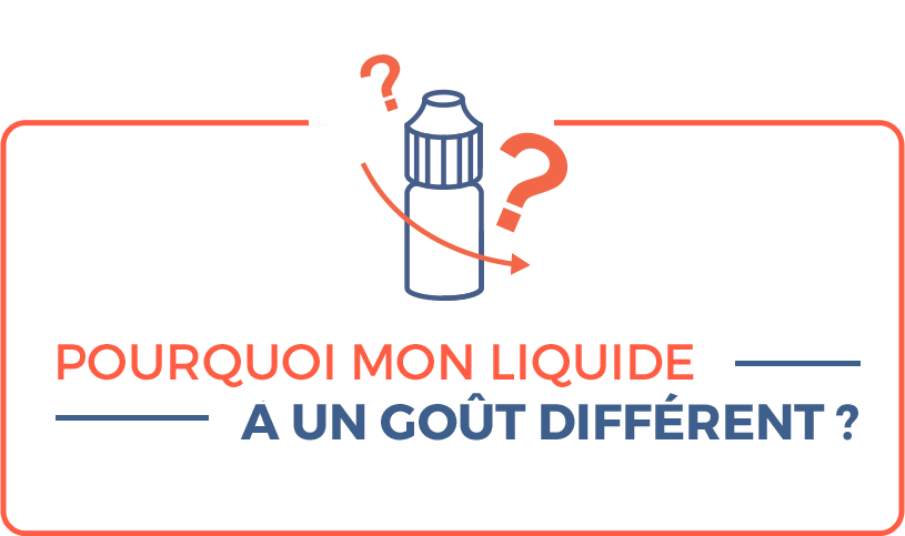 Pourquoi mon e-liquide n'a plus de goût ?