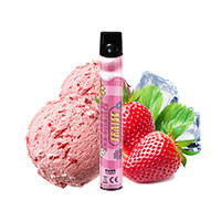 Wpuff Ice Cream Fraise - Liquideo