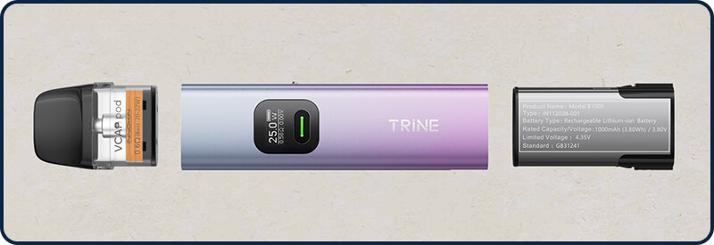 Le systme 3 en 1 de la Trine Pod d'Innokin