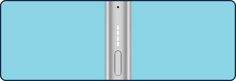 Les voyants leds t&eacute;moins de batterie du Veev One