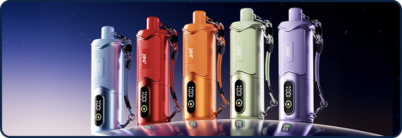 Les 5 couleurs de la Shishasip 35K JNR en fonction des saveurs