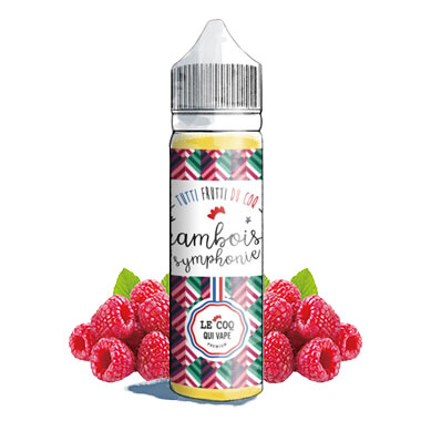 Framboise Symphonie 50ml - Le Coq Qui Vape